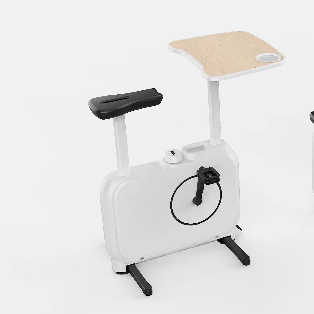 Exercise Bike Magnetic Resistance - Verstelbare opvouwbare bureau-oefenfiets met 8-niveau magnetische