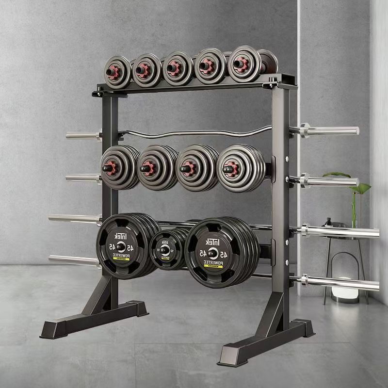 Fitness Equipment - Stalen trainingsbank en -rek, opbergruimte voor