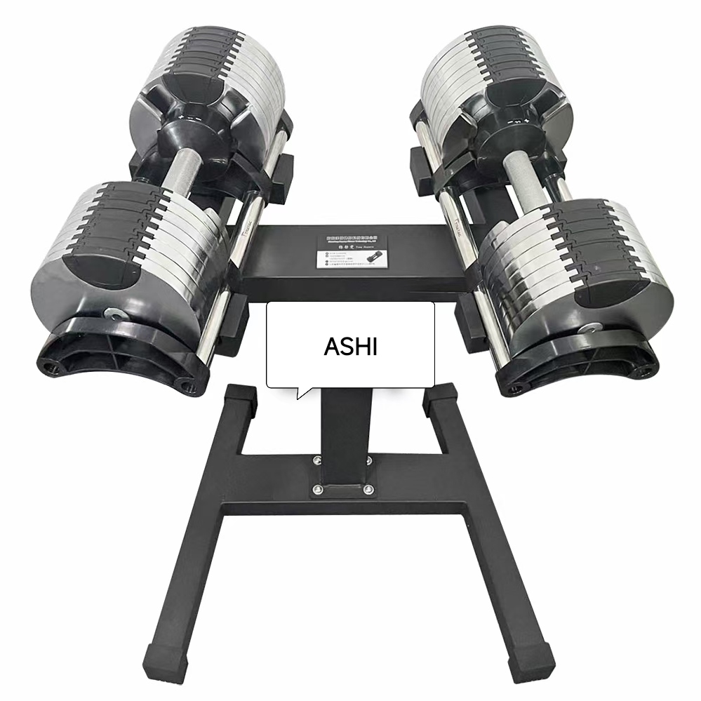 Adjustable Dumbbell Pair 40Kg - Chrome verstelbare dumbbells set 43kg 45kg