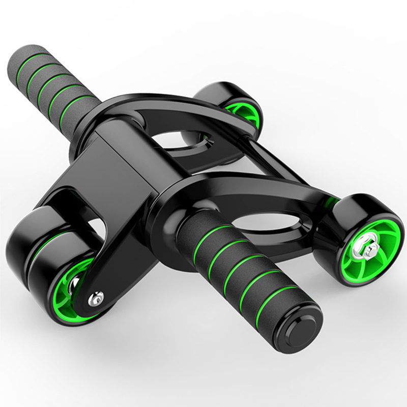 Ab Roller Wheel With Elbow Support - Ab Roller voor buikspieroefeningen 4-wiel AB