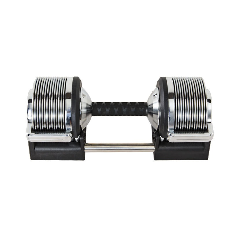 32 kg per dumbbell, zilverkleu - Adjustable Dumbbell Pair 40Kg recensie en prijs